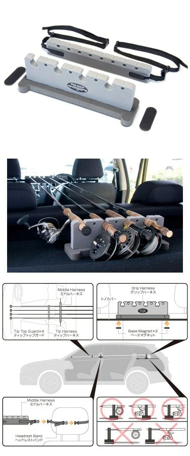 C&F Rod Ruck For Mount On Luggage Area Cover – CFA-85/T 3 C&F Rod Ruck For Mount On Luggage Area Cover – CFA-85/T