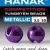 Hanak Tungsten Metallic Dark Violet Slotted Jig Beads 20pc 1 Hanak Tungsten Metallic Dark Violet Slotted Jig Beads 20pc -Rod Tubes Verkoopwinkel hanak metallic Dark20Violet tungsten beads
