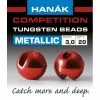 Hanak Tungsten Metallic Red Slotted Jig Beads 20pc 1 Hanak Tungsten Metallic Red Slotted Jig Beads 20pc -Rod Tubes Verkoopwinkel hanak metallic red20tungsten beads