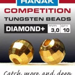 Hanak Diamond + Gold Faceted 20pc