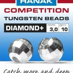 Hanak Diamond + Silver Faceted 20pc