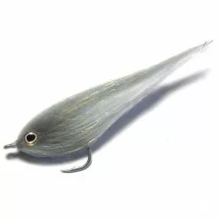 H2O Polar Fibre Grey & White #2/0 Brush Baitfish