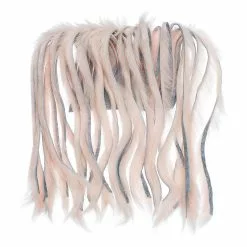 Rabbit Half Skin Zonker 4mm -Rod Tubes Verkoopwinkel rabbit20skin20flesh20pink