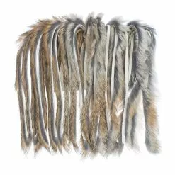 Rabbit Half Skin Zonker 4mm -Rod Tubes Verkoopwinkel rabbit20skin20natural20brown