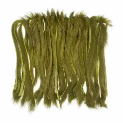 Rabbit Half Skin Zonker 4mm -Rod Tubes Verkoopwinkel rabbit20skin20olive