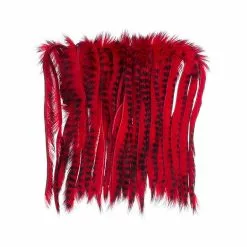 Barred Rabbit Half Skin Zonker 4mm -Rod Tubes Verkoopwinkel wapsi barred rabbit half skin zonked 4mm red